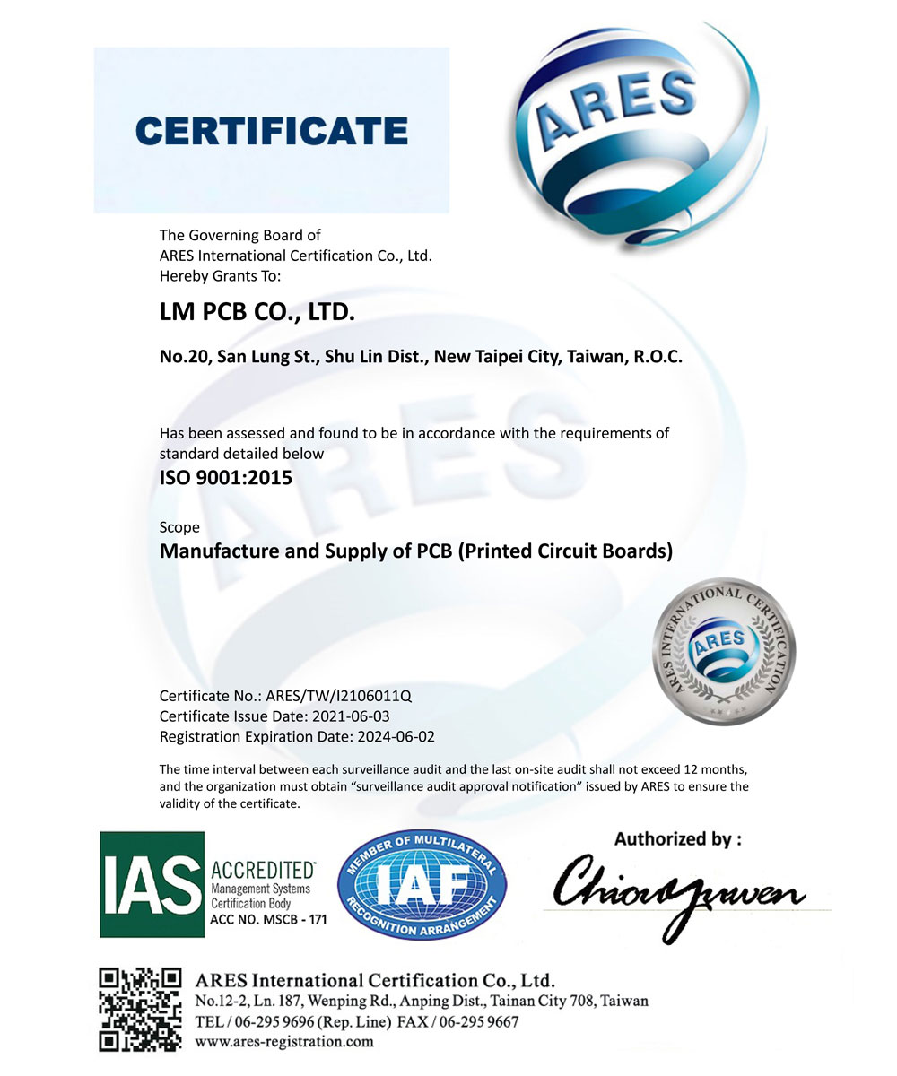 ISO 9001 Certificate