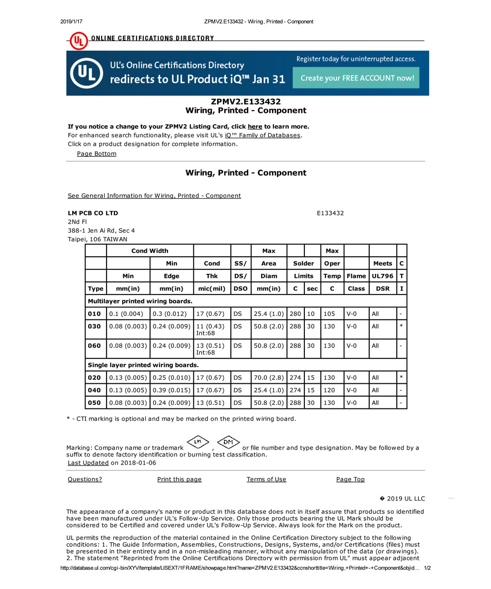 UL Certifications Directory